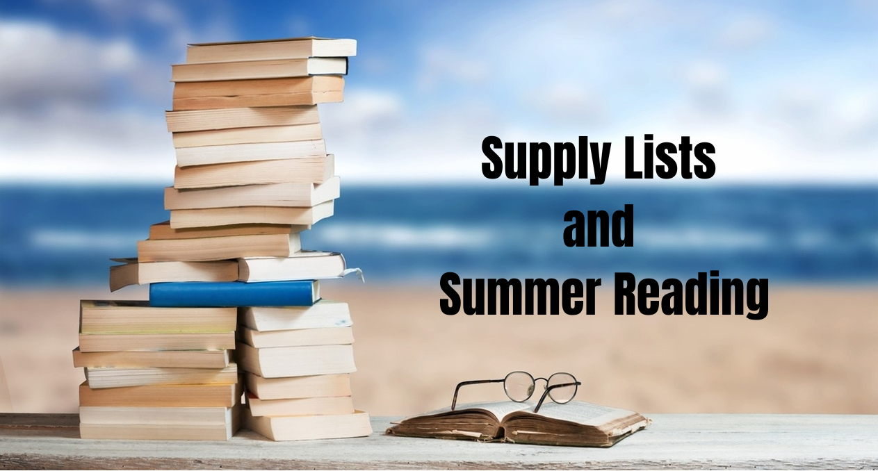 Supply and Summer Reading Lists